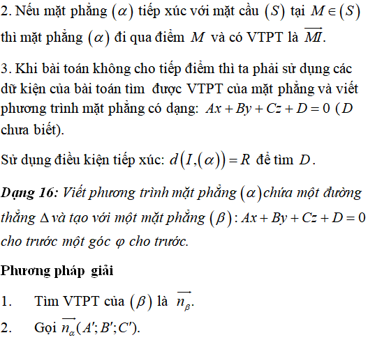 60 bài tập trắc nghiệm Phương trình mặt phẳng trong không gian có lời giải - Toán lớp 12