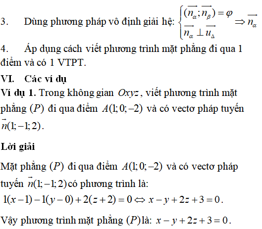 60 bài tập trắc nghiệm Phương trình mặt phẳng trong không gian có lời giải - Toán lớp 12