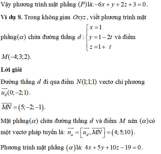 60 bài tập trắc nghiệm Phương trình mặt phẳng trong không gian có lời giải - Toán lớp 12