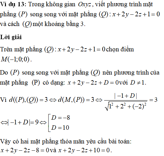 60 bài tập trắc nghiệm Phương trình mặt phẳng trong không gian có lời giải - Toán lớp 12