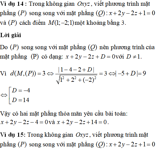 60 bài tập trắc nghiệm Phương trình mặt phẳng trong không gian có lời giải - Toán lớp 12