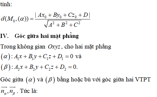 60 bài tập trắc nghiệm Phương trình mặt phẳng trong không gian có lời giải - Toán lớp 12