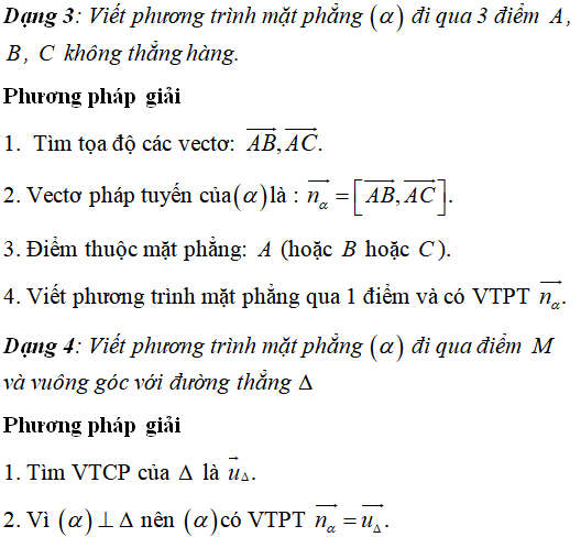 60 bài tập trắc nghiệm Phương trình mặt phẳng trong không gian có lời giải - Toán lớp 12