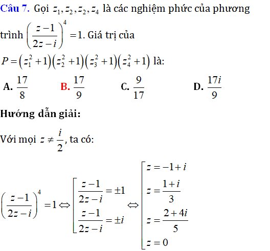 65 bài tập trắc nghiệm phương trình bậc hai với hệ số thực trên tập số phức có lời giải - Toán lớp 12