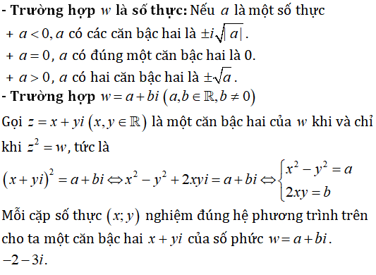 65 bài tập trắc nghiệm phương trình bậc hai với hệ số thực trên tập số phức có lời giải - Toán lớp 12