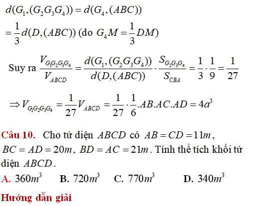 65 bài tập trắc nghiệm Thể tích khối đa diện có lời giải - Toán lớp 12