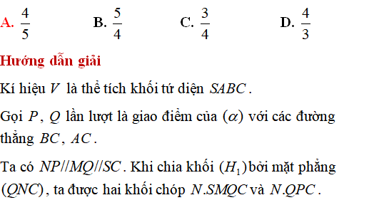 65 bài tập trắc nghiệm Thể tích khối đa diện có lời giải - Toán lớp 12