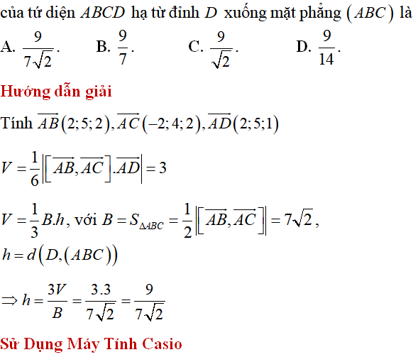 75 bài tập trắc nghiệm Hệ trục tọa độ trong không gian có lời giải - Toán lớp 12