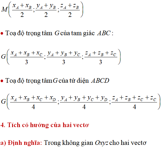 75 bài tập trắc nghiệm Hệ trục tọa độ trong không gian có lời giải - Toán lớp 12