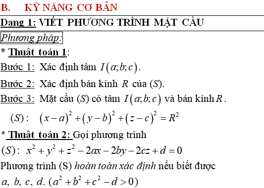 90 bài tập trắc nghiệm Phương trình mặt cầu có lời giải - Toán lớp 12