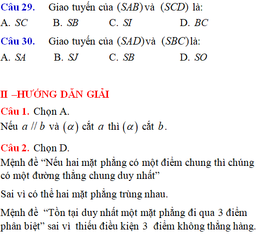 Bài tập Quan hệ song song trong không gian cơ bản có lời giải - Toán lớp 12