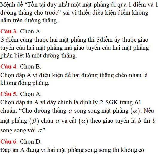 Bài tập Quan hệ song song trong không gian cơ bản có lời giải - Toán lớp 12