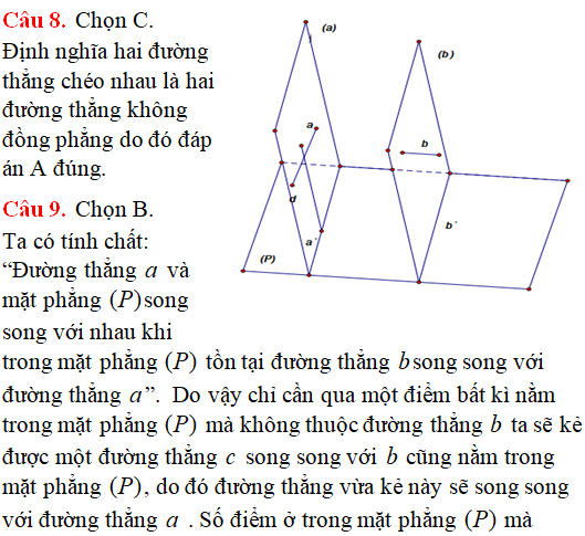 Bài tập Quan hệ song song trong không gian cơ bản có lời giải - Toán lớp 12