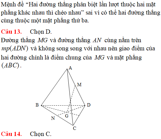 Bài tập Quan hệ song song trong không gian cơ bản có lời giải - Toán lớp 12