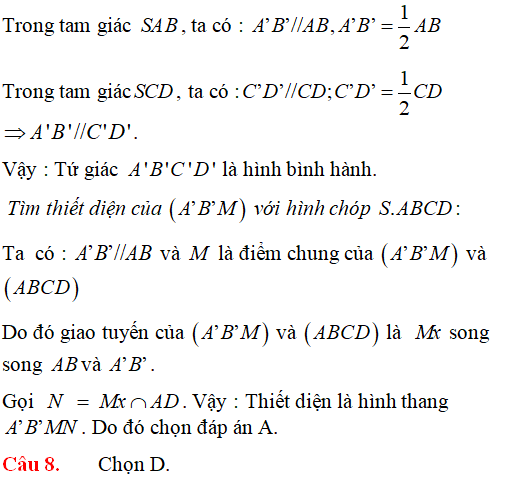 Bài tập Quan hệ song song trong không gian nâng cao có lời giải - Toán lớp 12