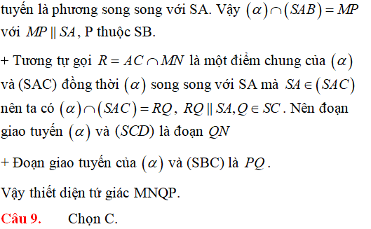 Bài tập Quan hệ song song trong không gian nâng cao có lời giải - Toán lớp 12