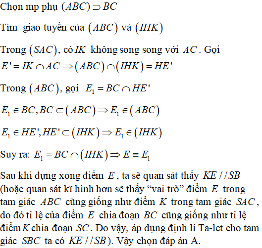 Bài tập Quan hệ song song trong không gian nâng cao có lời giải - Toán lớp 12