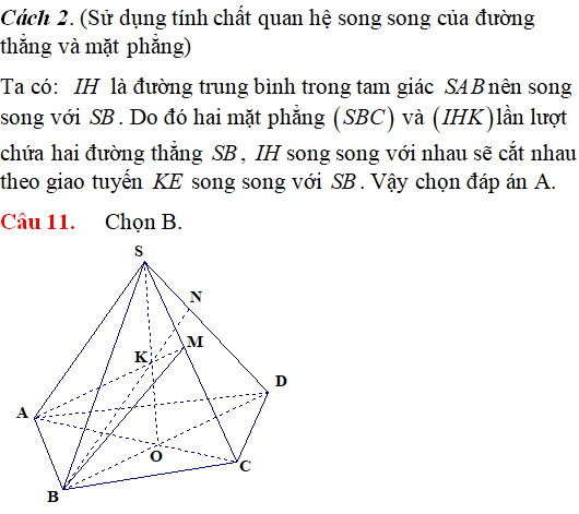 Bài tập Quan hệ song song trong không gian nâng cao có lời giải - Toán lớp 12