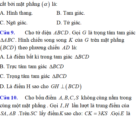 Bài tập Quan hệ song song trong không gian nâng cao có lời giải - Toán lớp 12