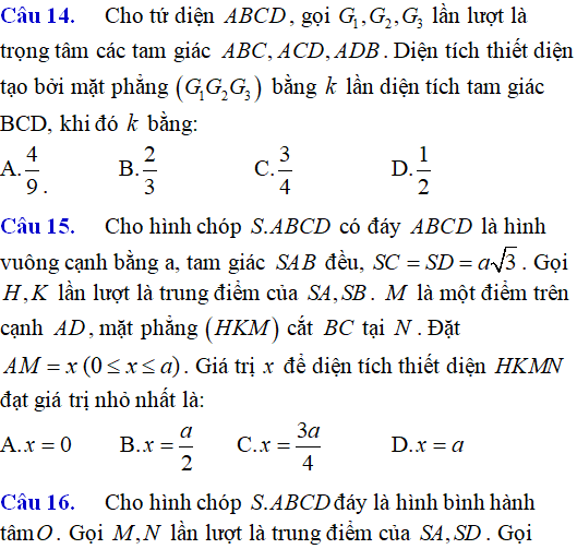 Bài tập Quan hệ song song trong không gian nâng cao có lời giải - Toán lớp 12