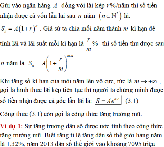 Các bài toán thực tế lớp 12 có lời giải - Toán lớp 12