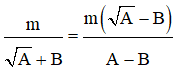 Các công thức biến đổi căn bậc hai