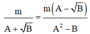 Các công thức biến đổi căn bậc hai