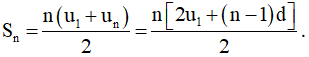 Các công thức về cấp số cộng đầy đủ nhất hay nhất | Toán lớp 11