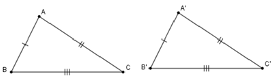 Các trường hợp bằng nhau của hai tam giác thường hay, chi tiết | Toán lớp 7 (ảnh 1)