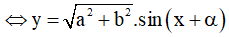 Công thức biến đổi biểu thức asinx + bcosx