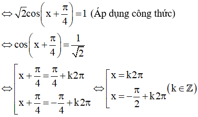 Công thức biến đổi biểu thức asinx + bcosx