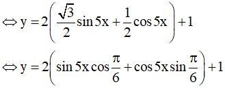 Công thức biến đổi biểu thức asinx + bcosx