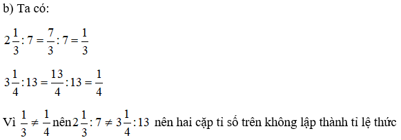 Công thức tỉ lệ thức hay nhất