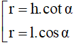 Công thức tính bán kính của hình nón