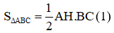 Công thức tính diện tích tam giác