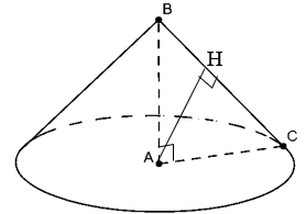 Công thức tính đường sinh của hình nón