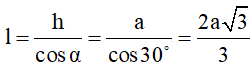 Công thức tính đường sinh của hình nón