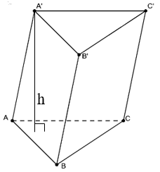 Công thức tính thể tích khối lăng trụ