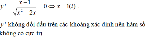 Cực trị của hàm số - Toán lớp 12