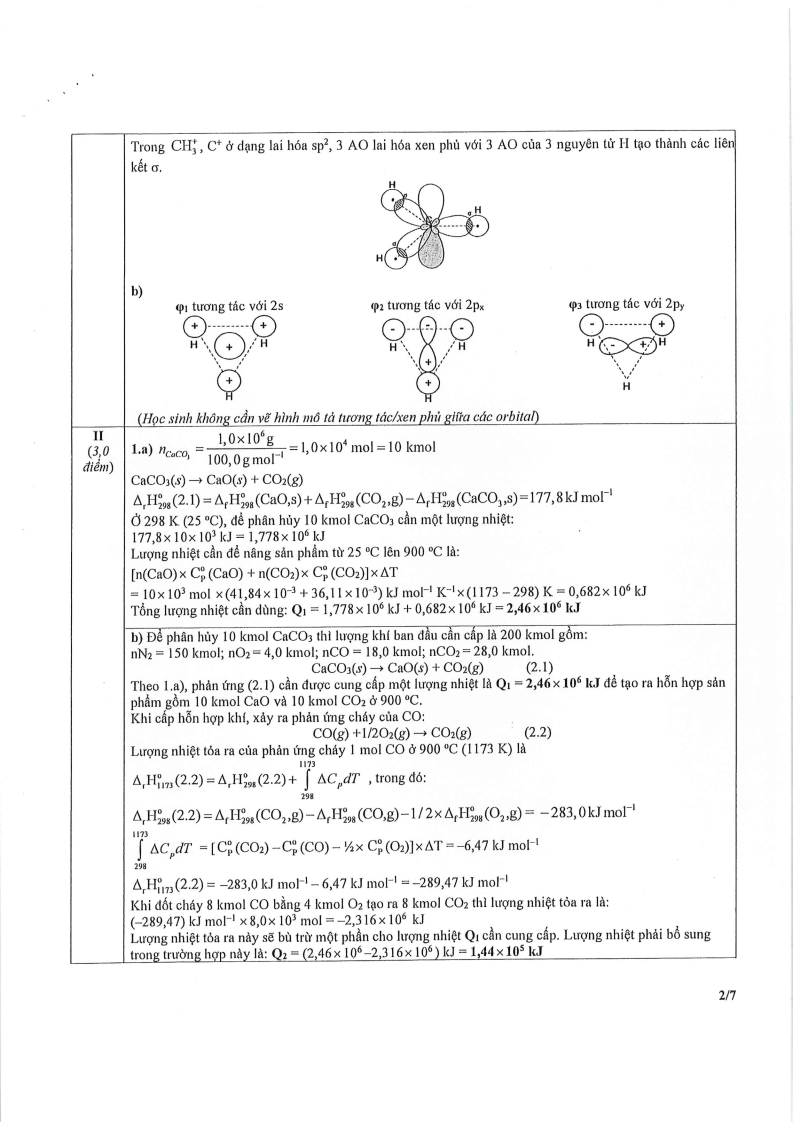 Đề thi HSG Hóa học Quốc gia 2025-2026 có lời giải (ngày 1)