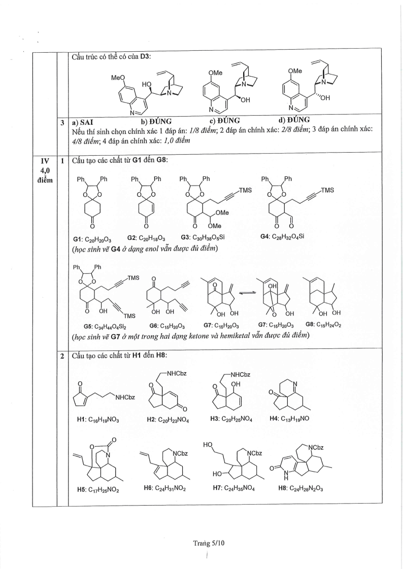 Đề thi HSG Hóa học Quốc gia 2025-2026 có lời giải (ngày 2)