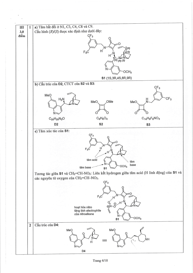 Đề thi HSG Hóa học Quốc gia 2025-2026 có lời giải (ngày 2)