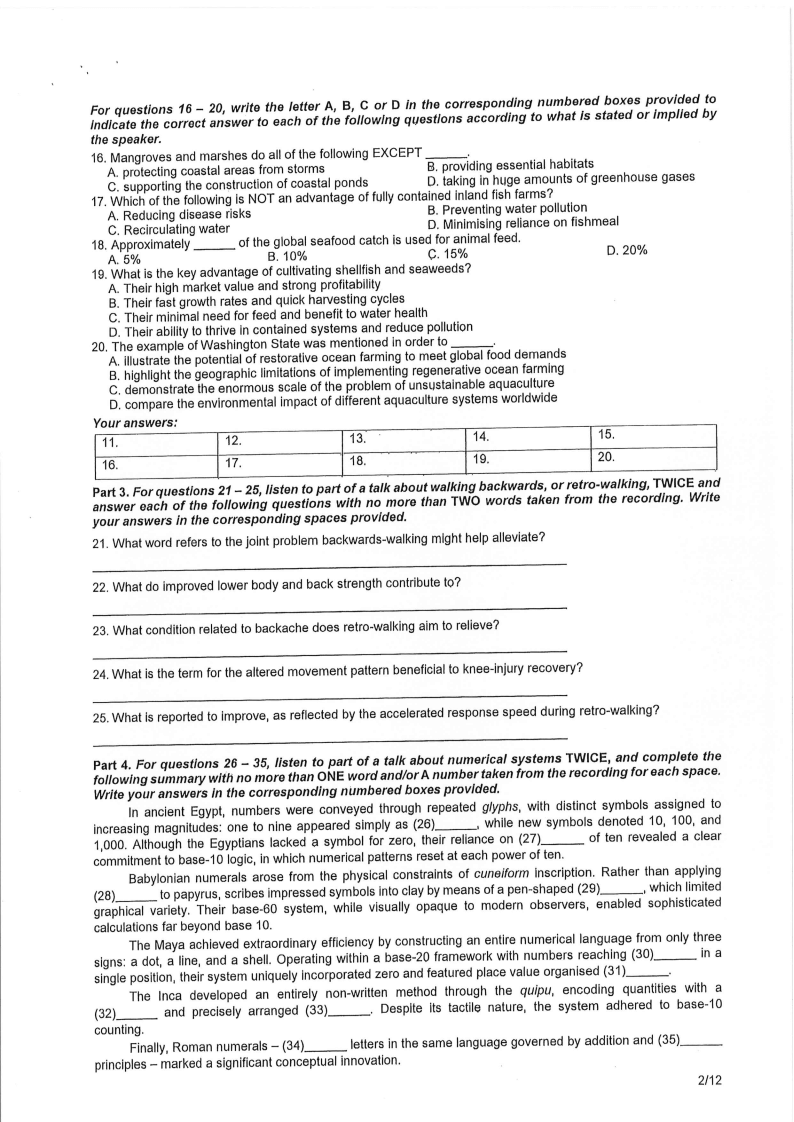 Đề thi HSG Tiếng Anh Quốc gia 2025-2026 có lời giải (ngày 1)