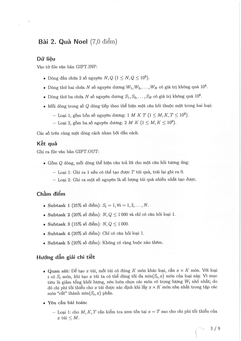 Đề thi HSG Tin học Quốc gia 2025-2026 có lời giải (ngày 1)