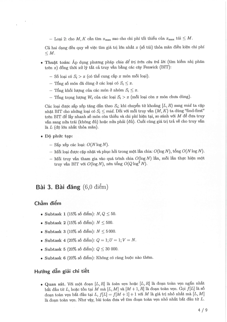 Đề thi HSG Tin học Quốc gia 2025-2026 có lời giải (ngày 1)