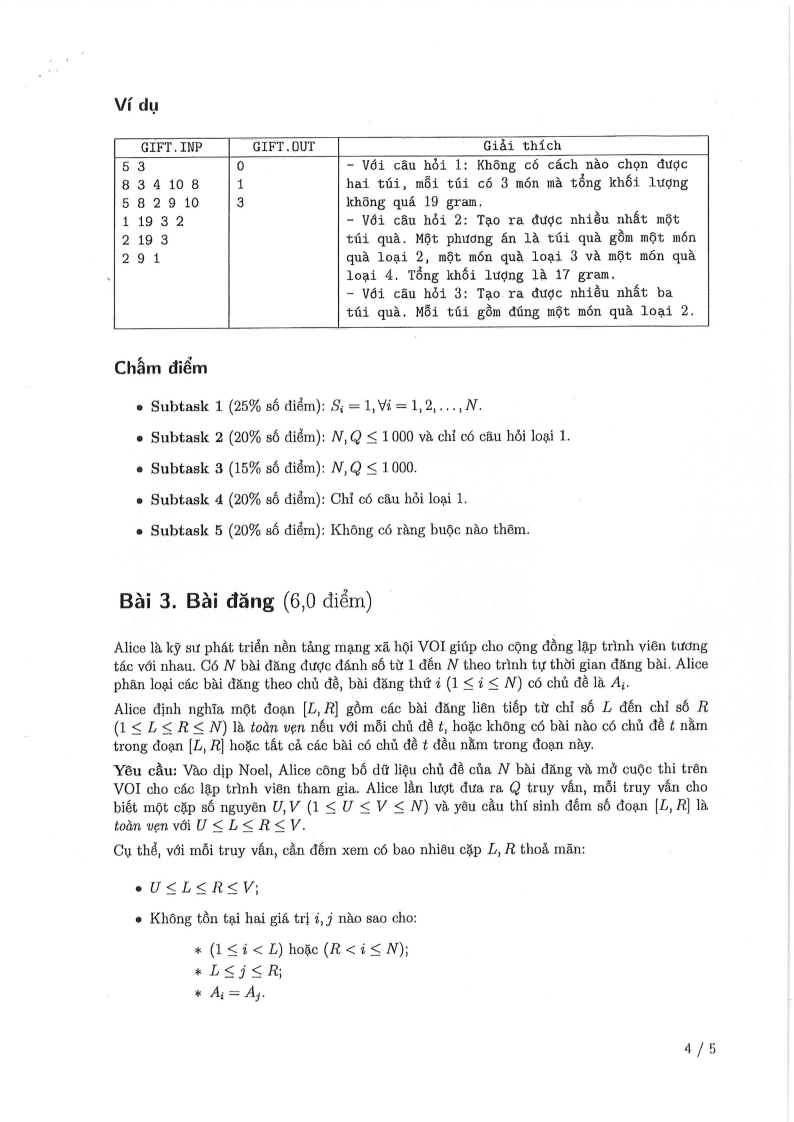 Đề thi HSG Tin học Quốc gia 2025-2026 có lời giải (ngày 1)