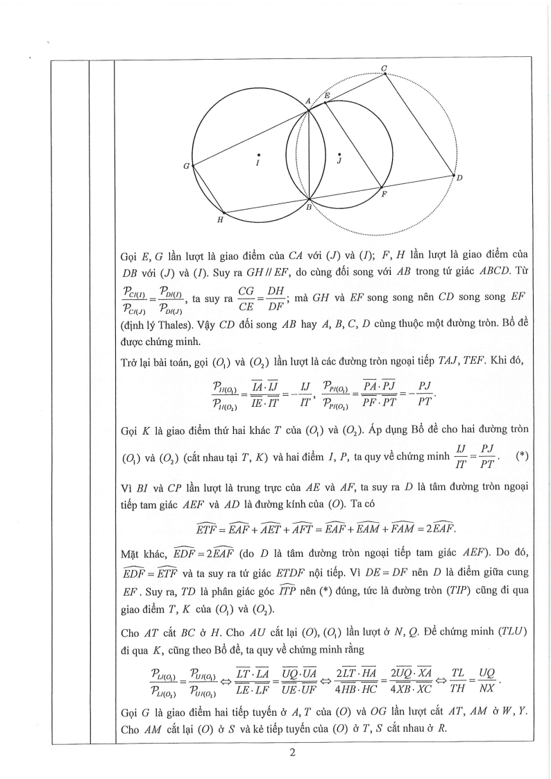 Đề thi HSG Toán Quốc gia 2025-2026 có lời giải (ngày 2)