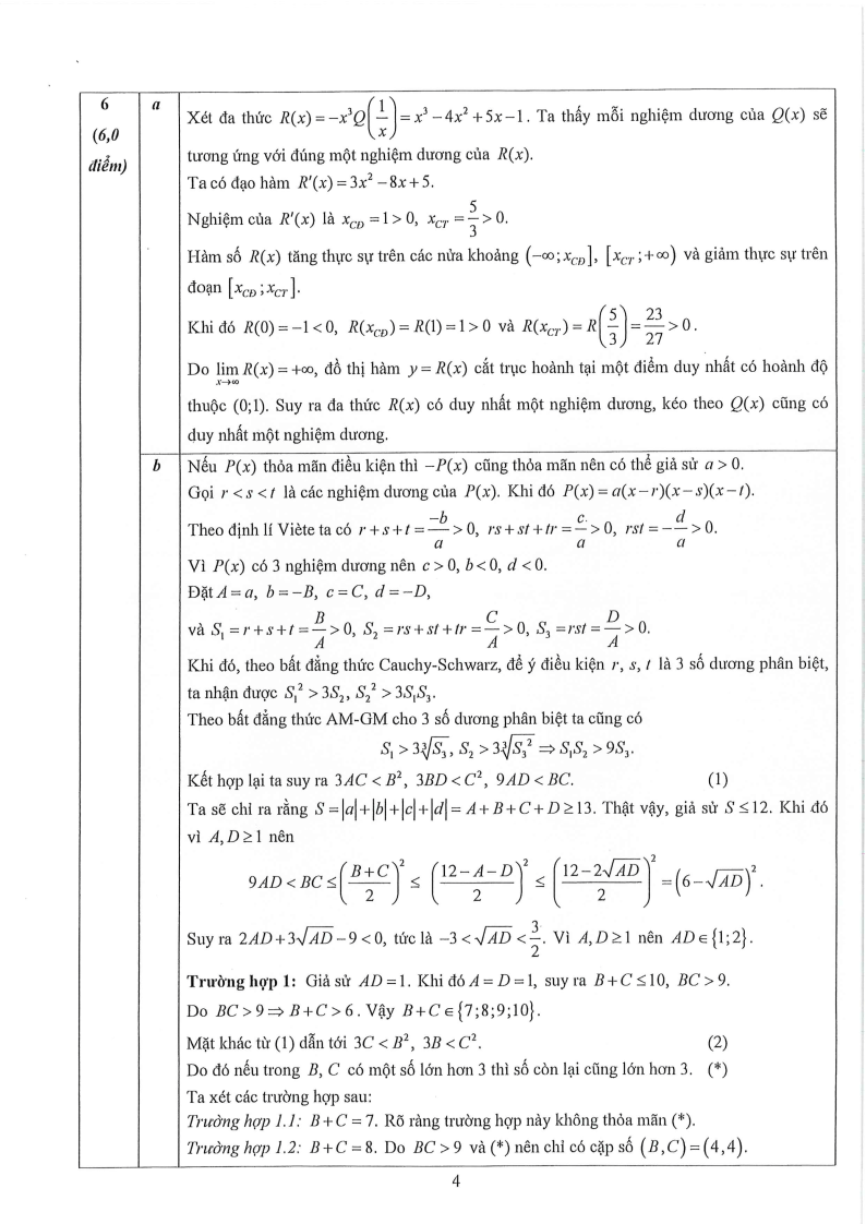 Đề thi HSG Toán Quốc gia 2025-2026 có lời giải (ngày 2)