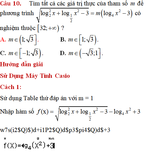 Lý thuyết và 100 bài tập phương trình, bất phương trình logarit có lời giải (phần 1) - Toán lớp 12