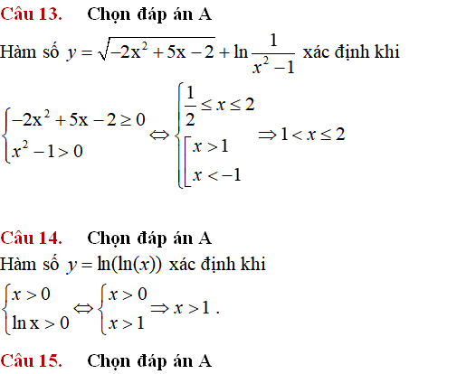 Lý thuyết và 31 câu nhận biết thông hiểu hàm số mũ, hàm số lũy thừa, hàm số logarit